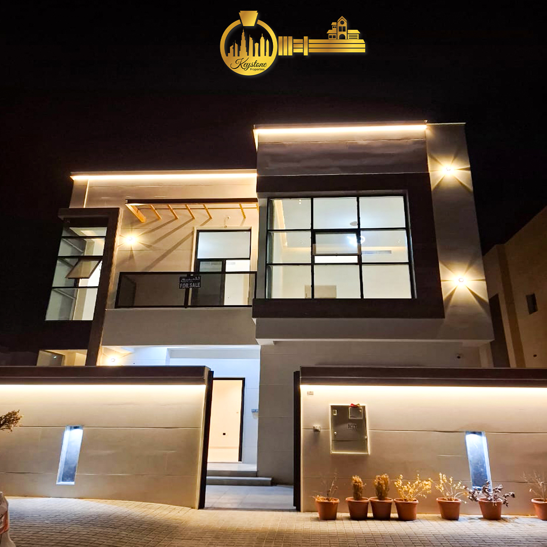 🏡 Corner Villa for Sale in Al Helio 2, Ajman 5 Bedrooms 7 Bathrooms Big Parking AED 1,600,000